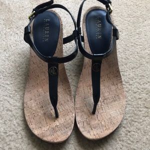 Navy Ralph Lauren Sandals